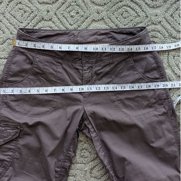 THE NORTH FACE brown cargo capri pants SIZE 8 G2 - Picture 11 of 11